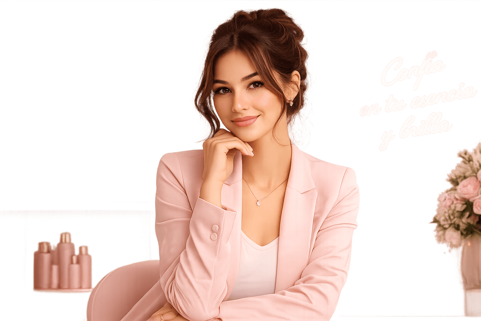 Profesional de la belleza en su salón